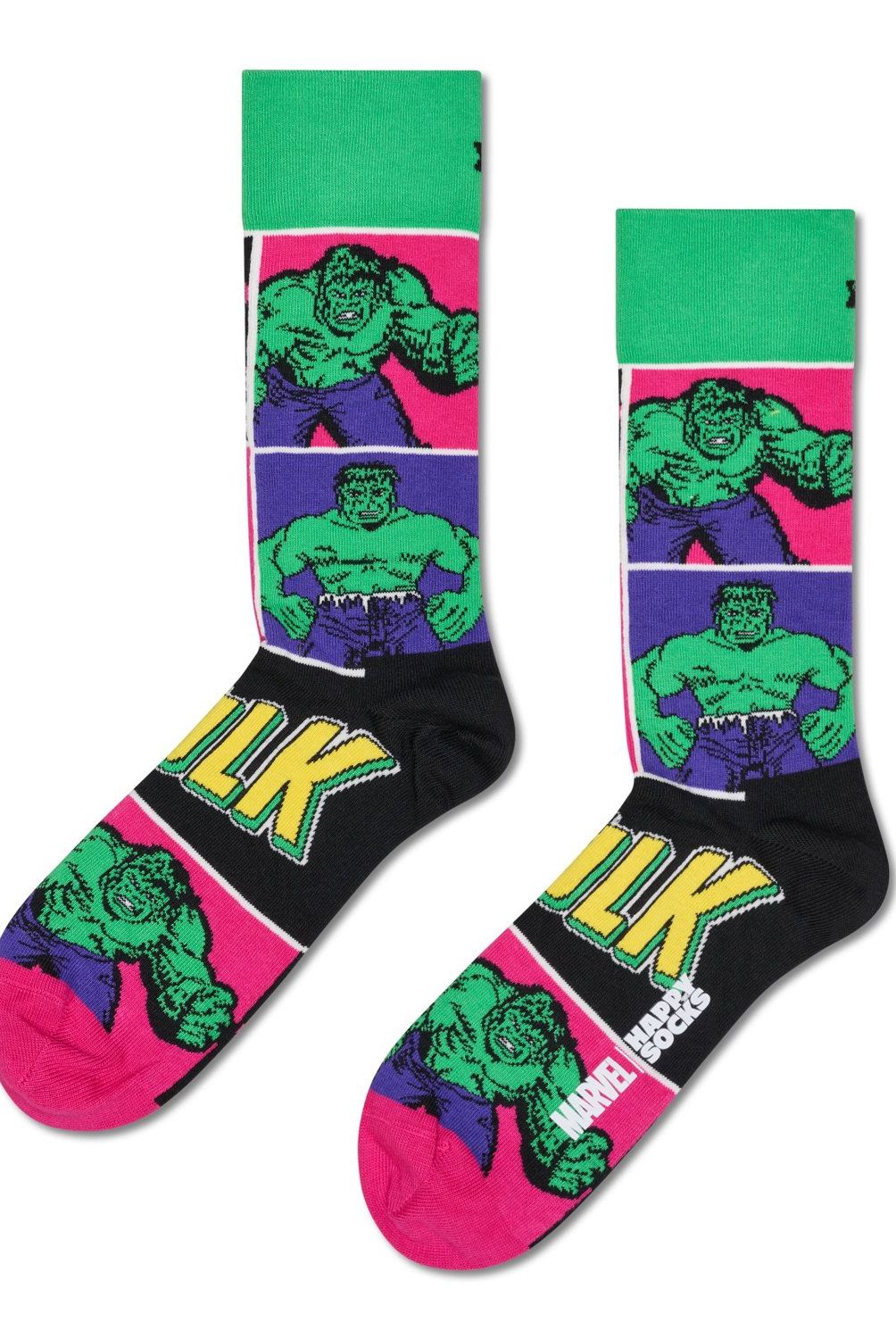 HAPPY SOCKS - Calcetín Algodón Hulk Unisex Happy Socks