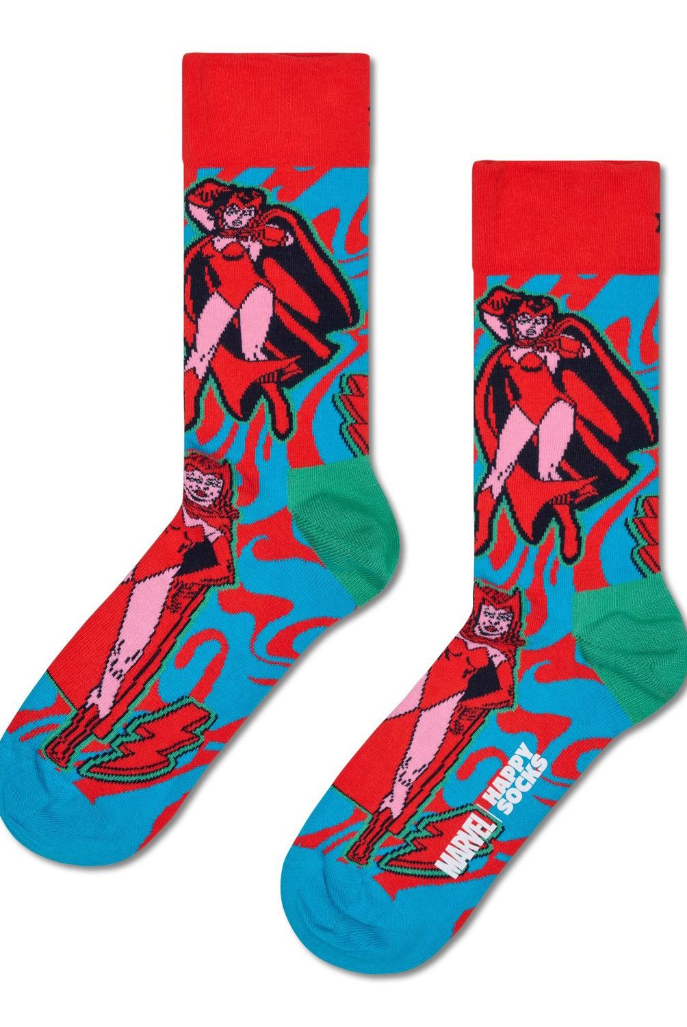 HAPPY SOCKS - Calcetín Algodón Bruja Escarlata Mujer Happy Socks