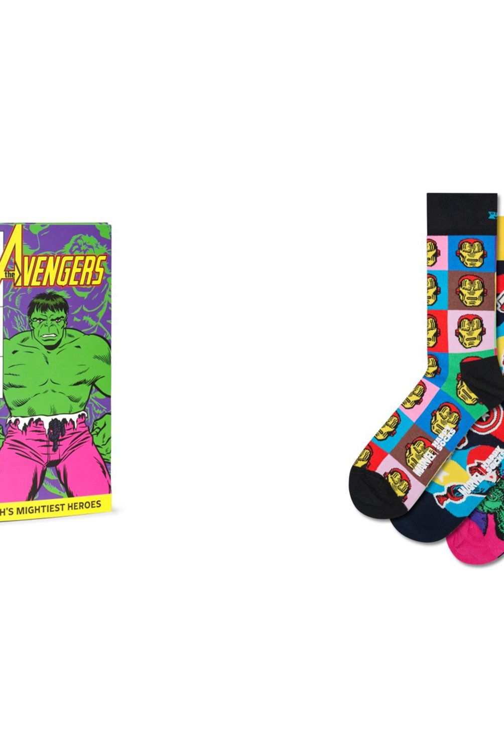 HAPPY SOCKS - Pack 3 Calcetines Marvel Unisex Happy Socks