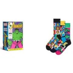 HAPPY SOCKS - Pack 3 Calcetines Marvel Unisex
