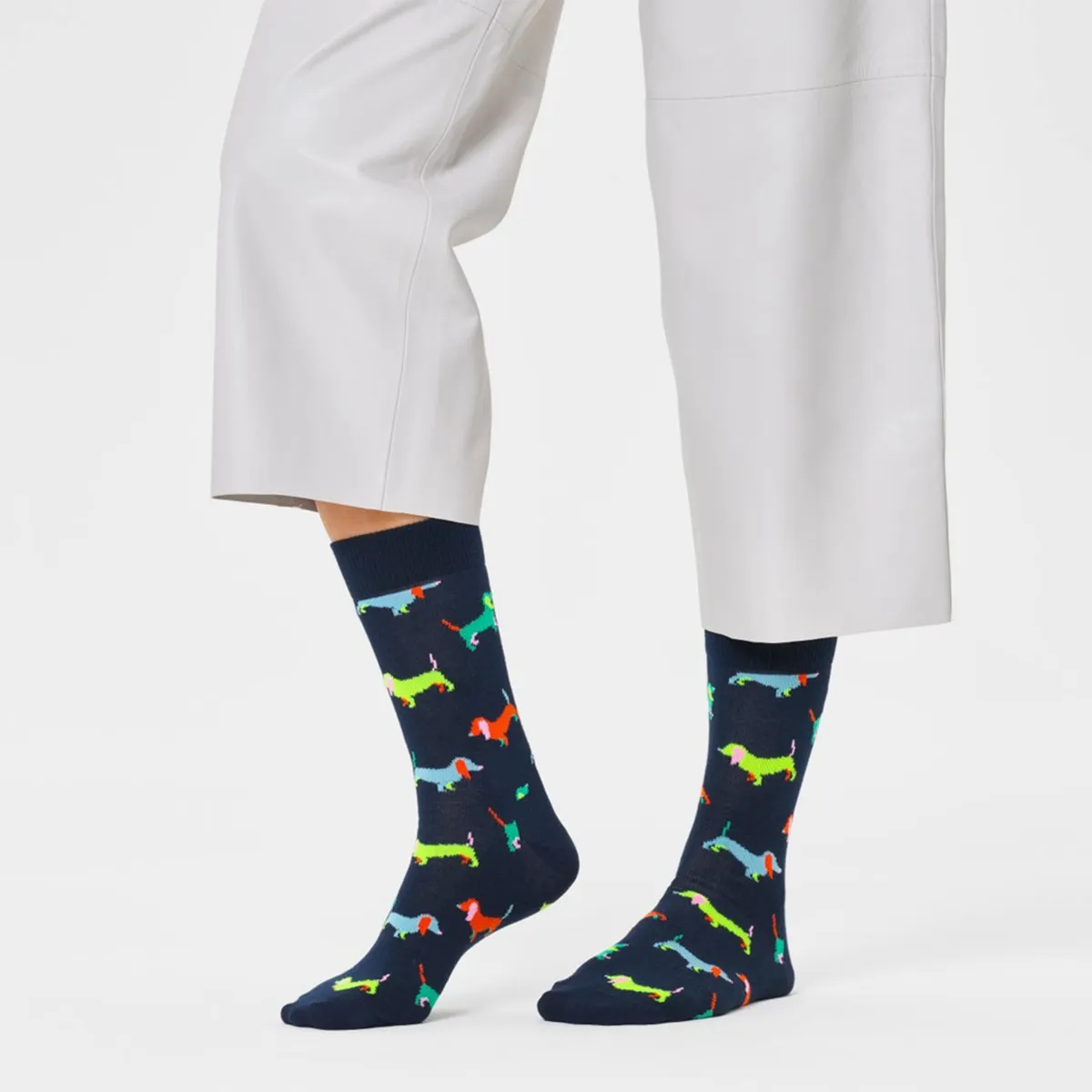 HAPPY SOCKS - Calcetín Algodón Puppy Love Hombre Happy Socks