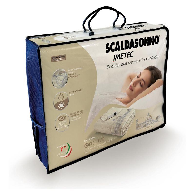 SCALDASONNO - Calienta Cama Individual 1 Plaza Firenze Scaldasonno