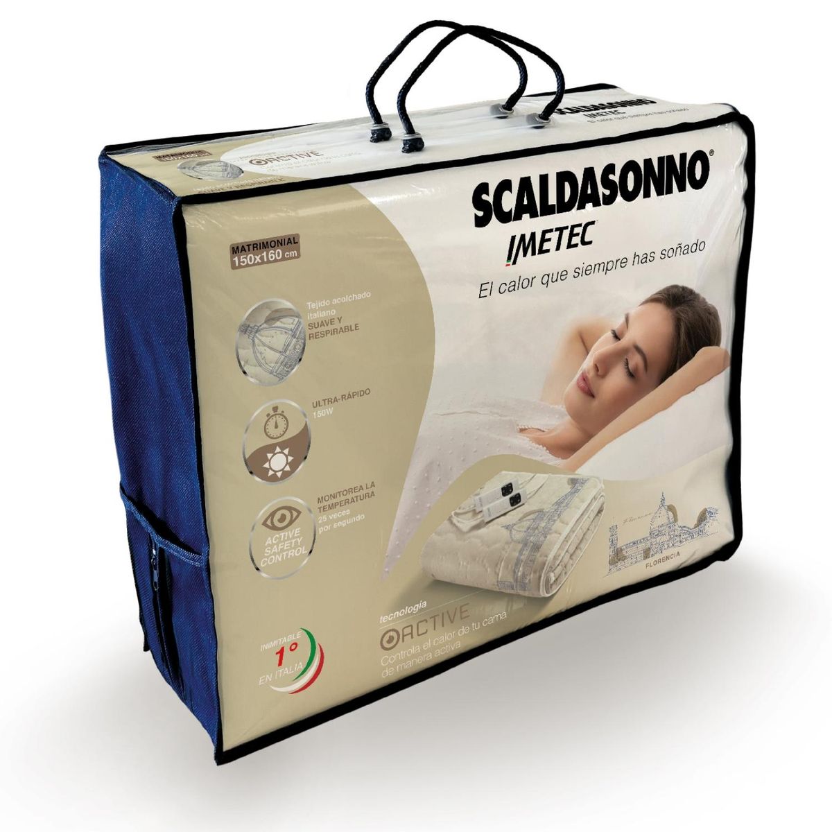 SCALDASONNO - Calienta Cama Matrimonial 2 Plaza Firenze Scaldasonno