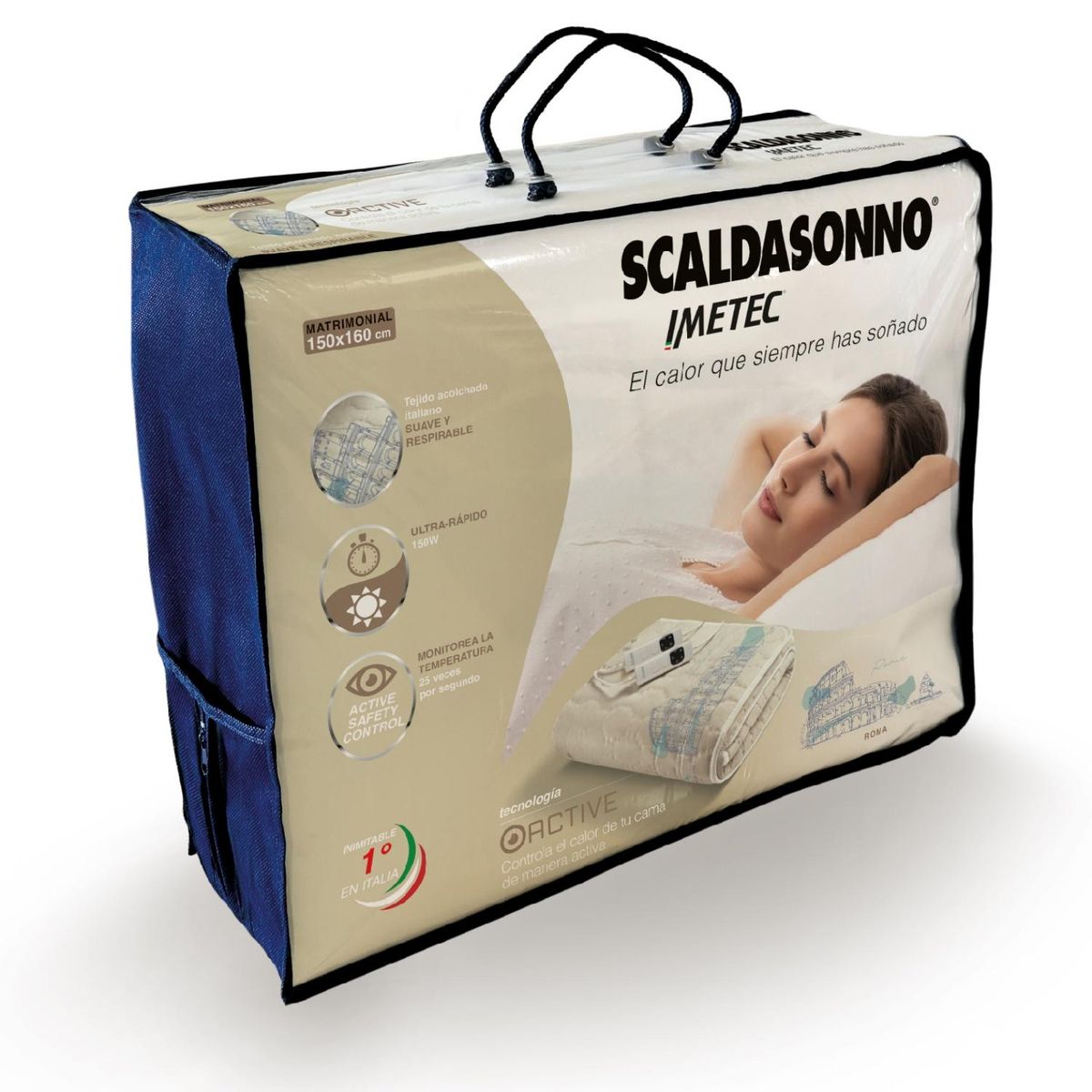 SCALDASONNO - Calienta Cama Matrimonial 2 Plaza City Rome Scaldasonno