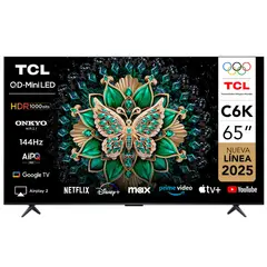 TCL - QLED Smart Tv 65" Mini Led 4K Ultra HD C6K