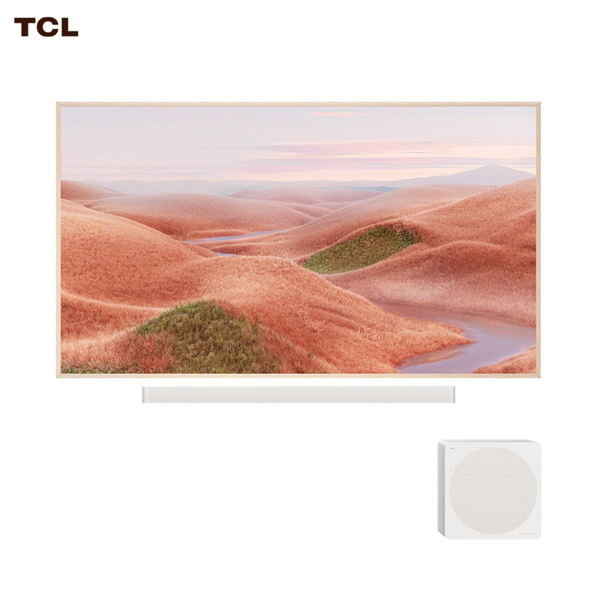 TCL - QLED Smart TV 85" 4K UHD ART TV A300W Pro + Soundbar y Subwoofer TCL