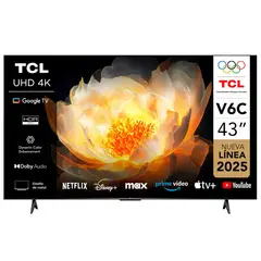 TCL - LED Smart Tv 43" 4K Ultra HD V6C