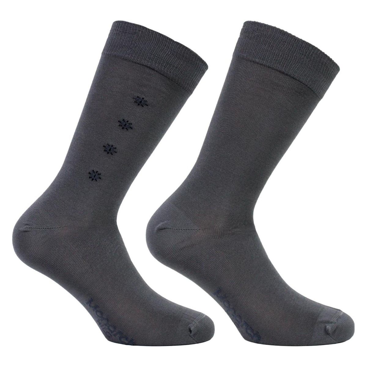 MONARCH - Calcetín De Vestir Hilo Diseño Americano Hombre Monarch