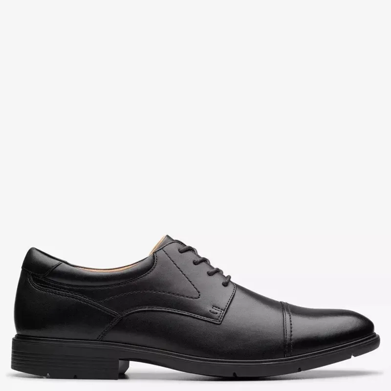 CLARKS - Zapato Formal Hombre Cuero Negro Clarks