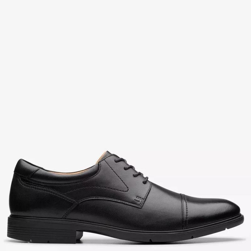 CLARKS - Zapato Formal Hombre Cuero Negro Clarks