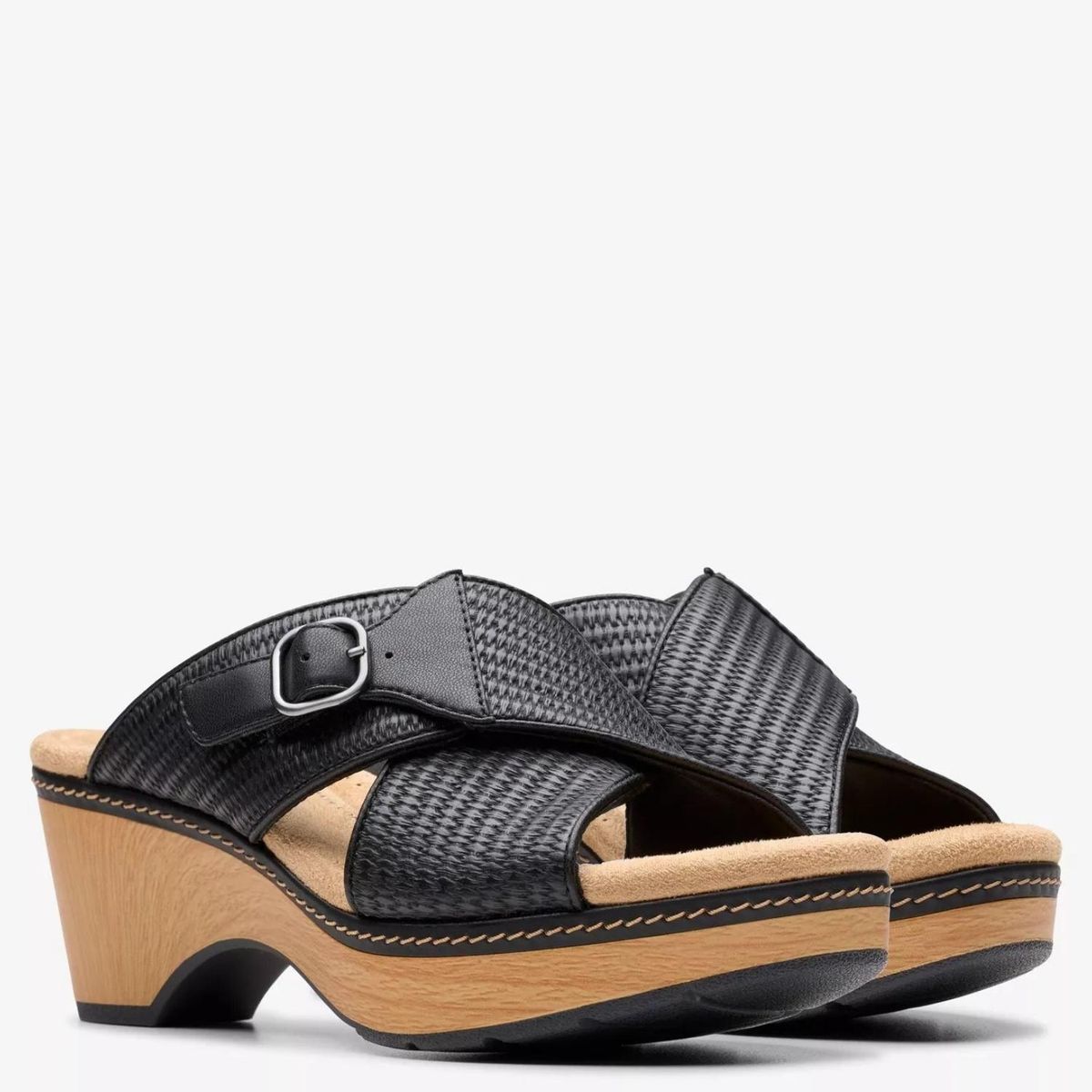 CLARKS - Sandalia Mujer Negro Clarks