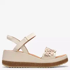 CLARKS - Sandalia Mujer Cuero Café