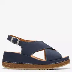 CLARKS - Sandalia Mujer Azul
