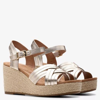 Imagen 2 del producto Sandalia Mujer Cuero Dorado