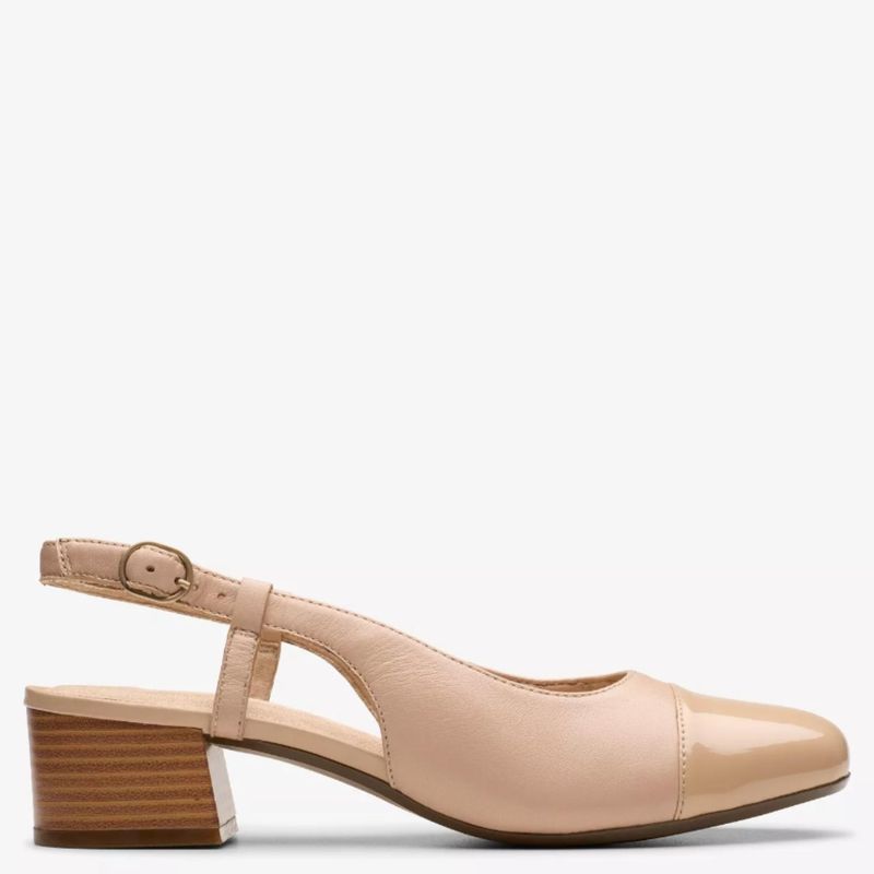CLARKS - Zapato Formal Mujer Cuero Café Clarks