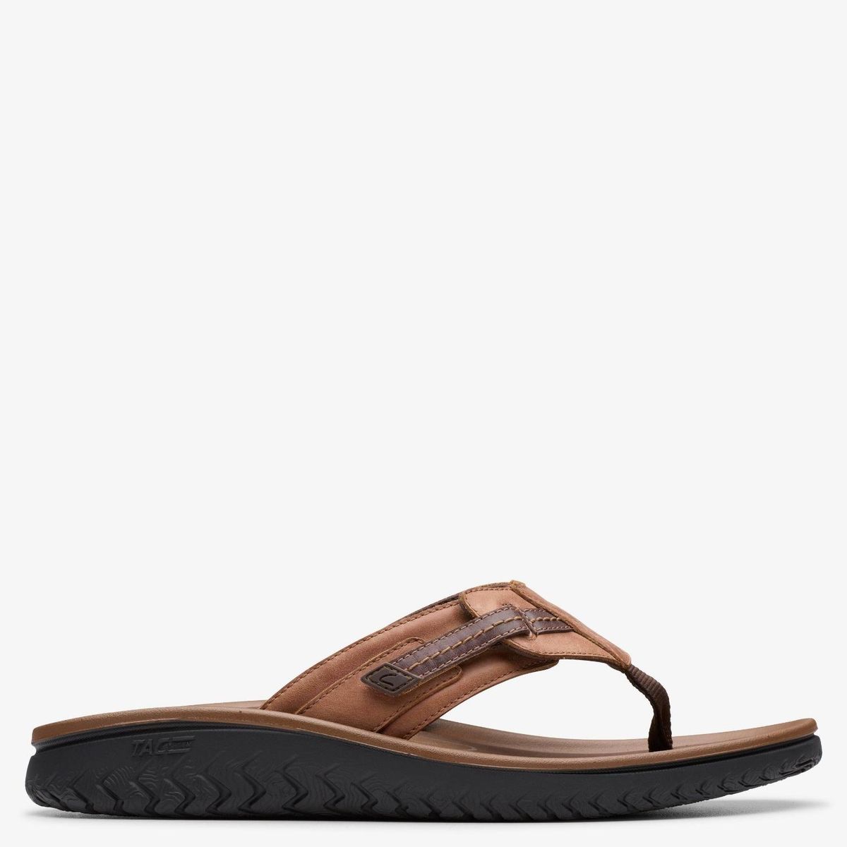 CLARKS - Sandalia Cuero Hombre Beige Clarks