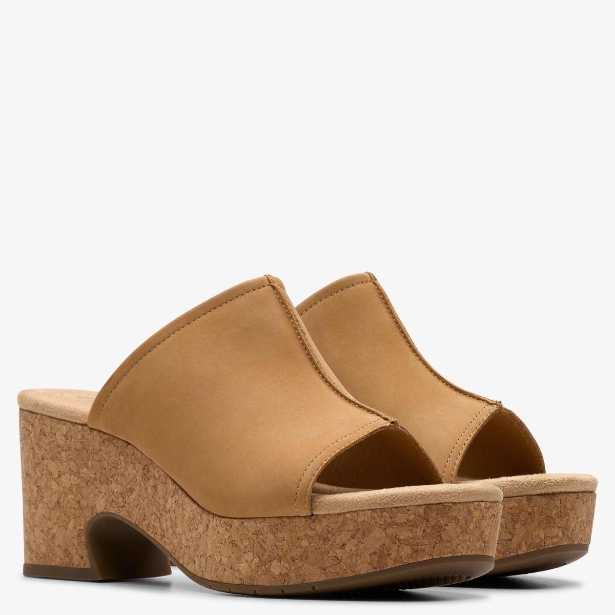CLARKS - Sandalia Mujer Cuero Café Clarks
