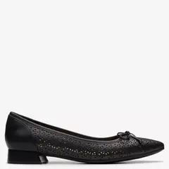 CLARKS - Zapato Formal Mujer Cuero Negro