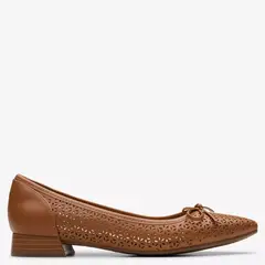 CLARKS - Zapato Formal Mujer Cuero Beige