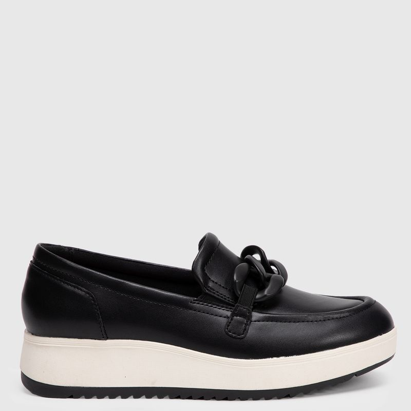 CLARKS - Zapato Casual Mujer Cuero Negro Clarks