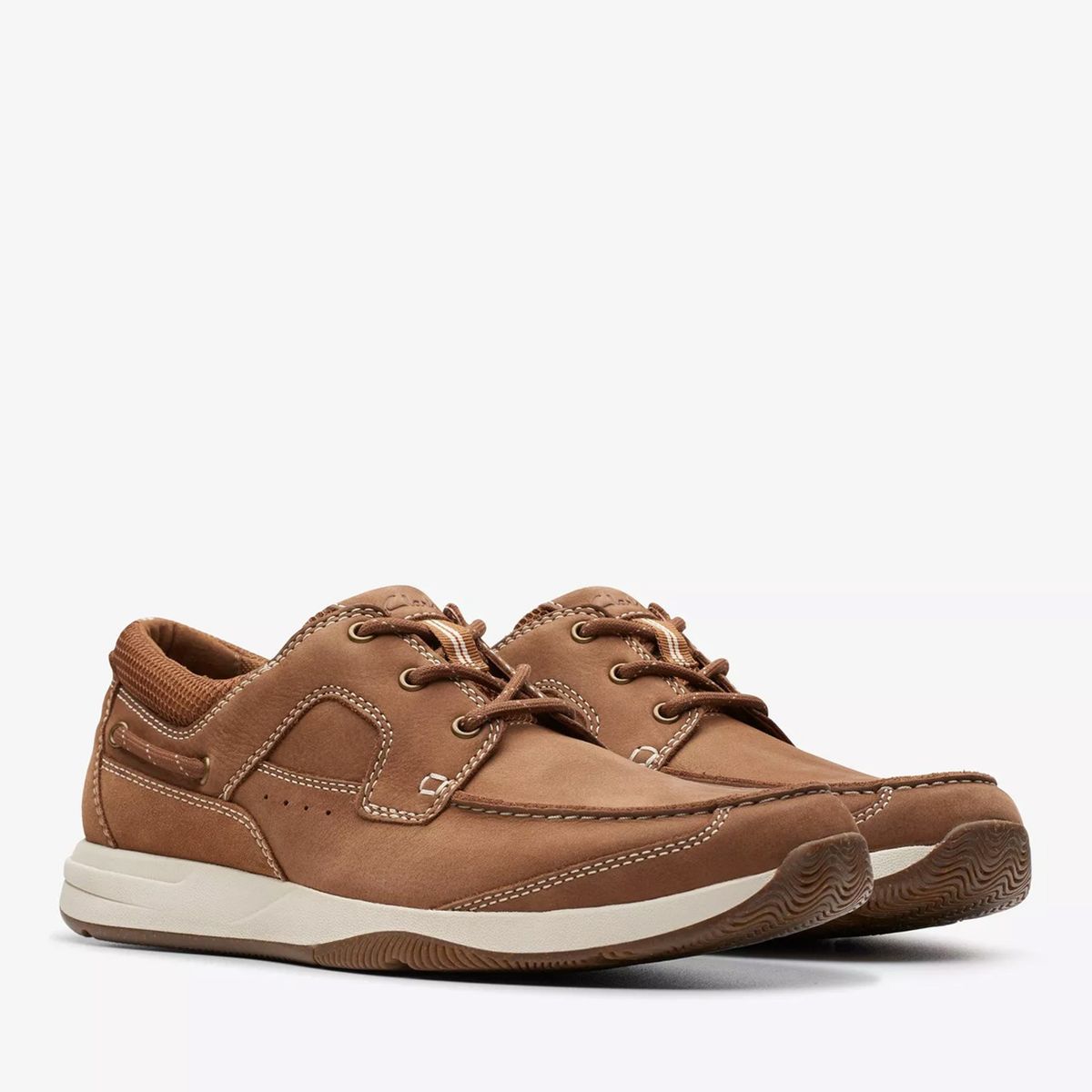 CLARKS - Zapato Casual Hombre Cuero Café Clarks