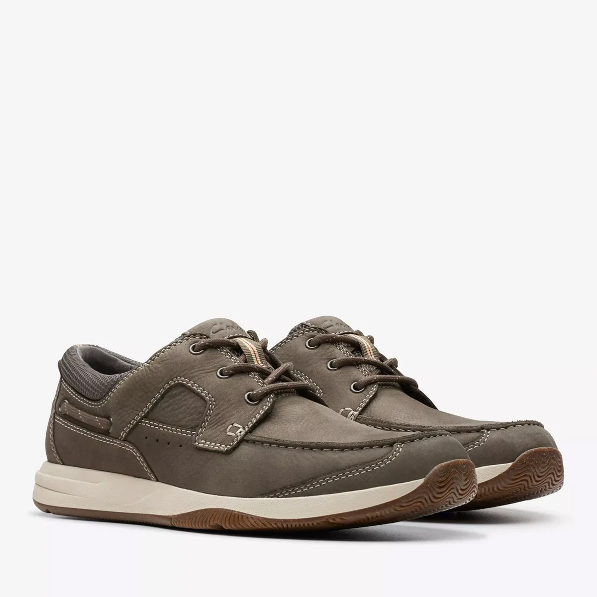 CLARKS - Zapato Casual Hombre Cuero Verde Clarks
