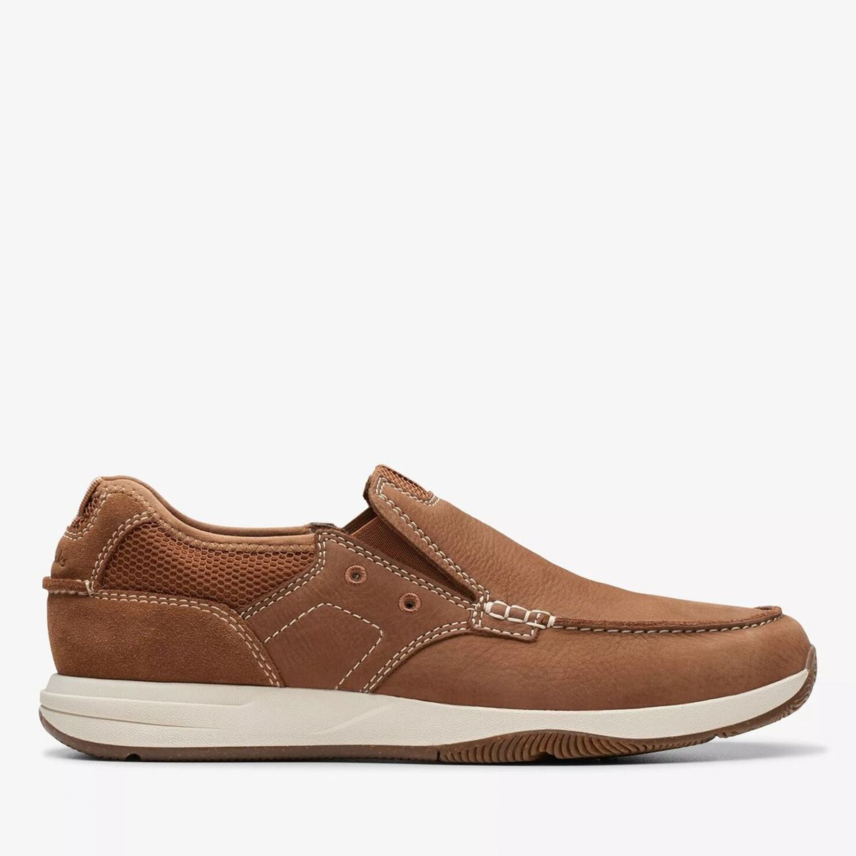 CLARKS - Zapato Casual Hombre Cuero Café Clarks