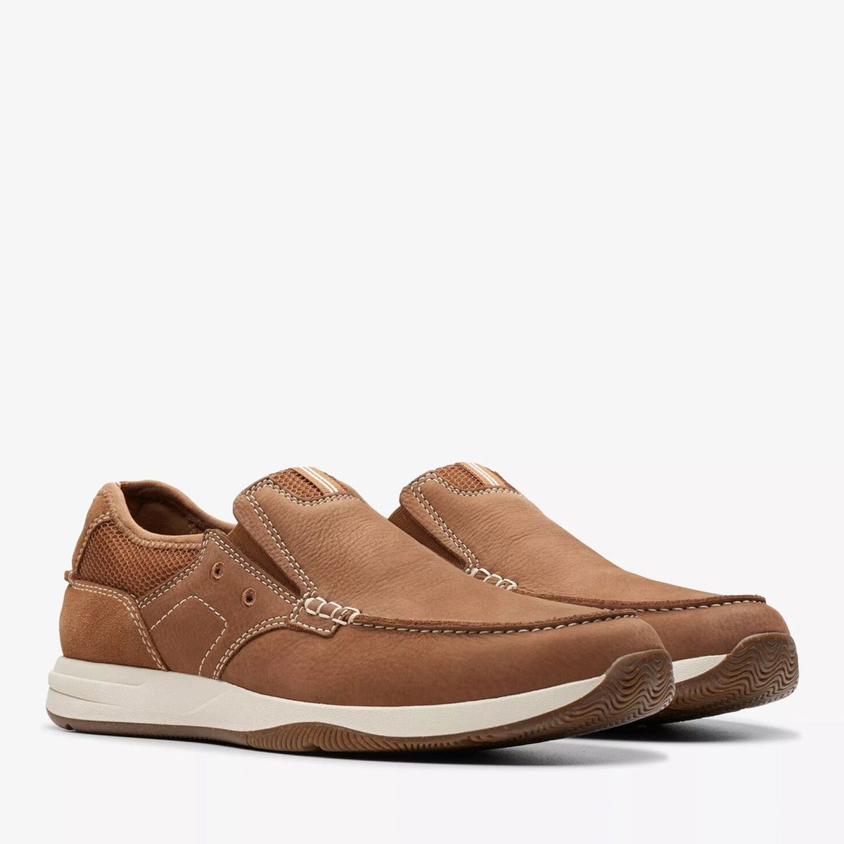 CLARKS - Zapato Casual Hombre Cuero Café Clarks