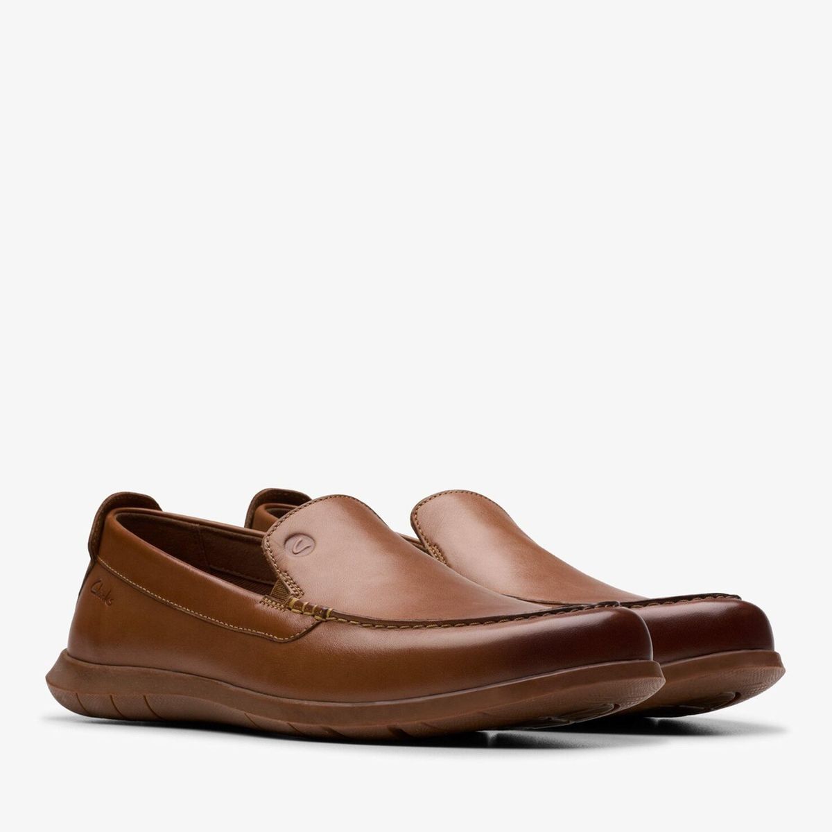CLARKS - Zapato Casual Cuero Hombre Café Clarks