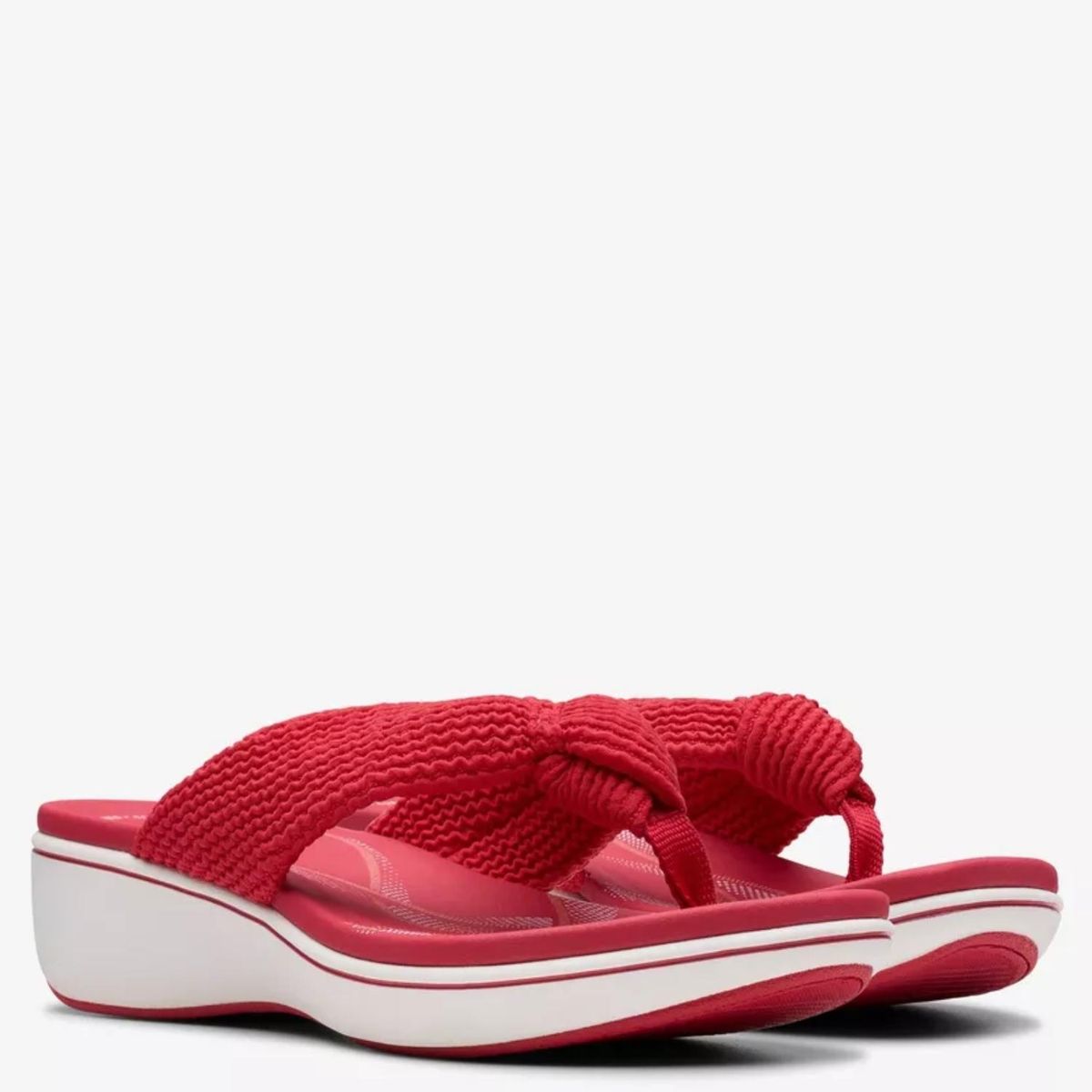 CLARKS - Sandalia Mujer Rojo Clarks