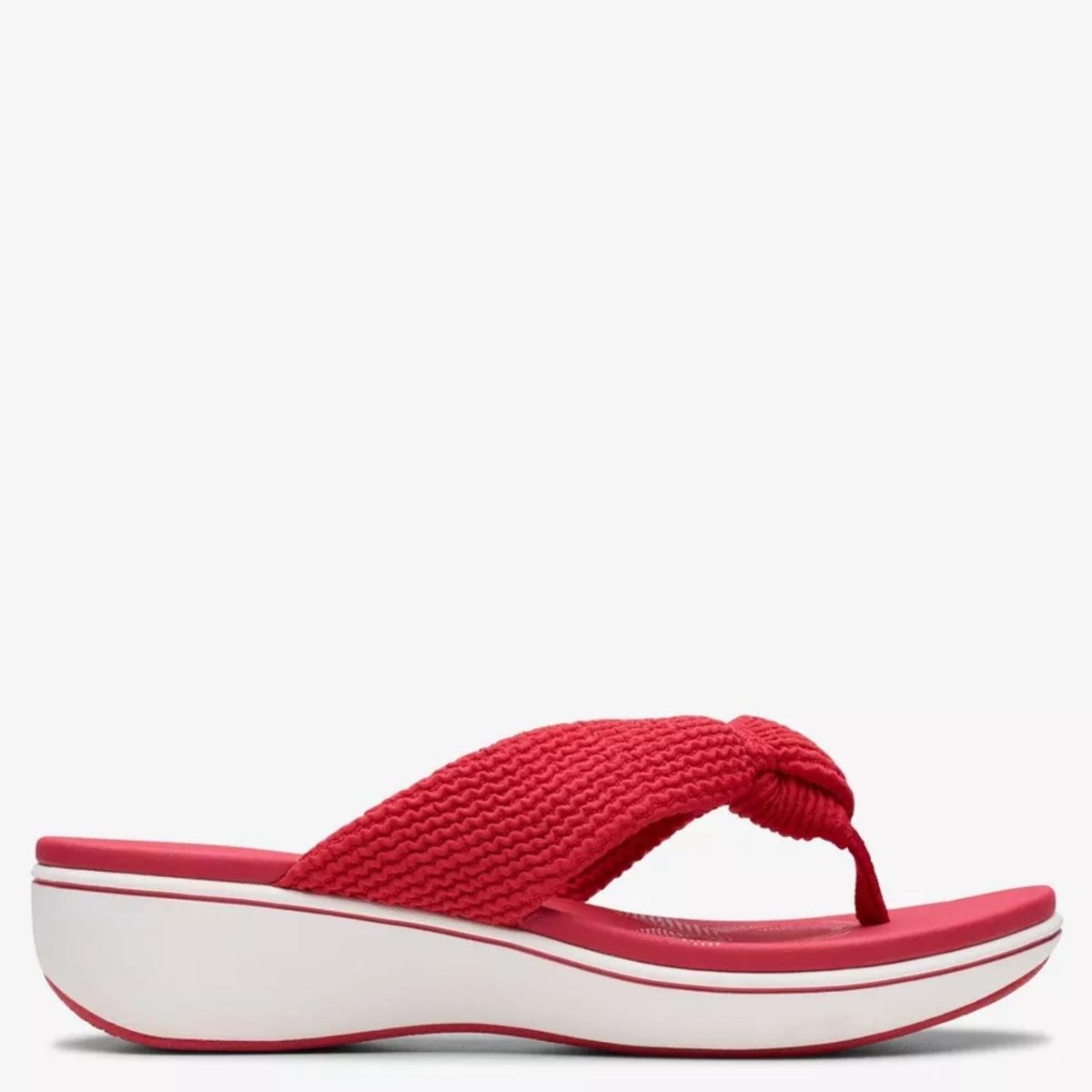 CLARKS - Sandalia Mujer Rojo Clarks