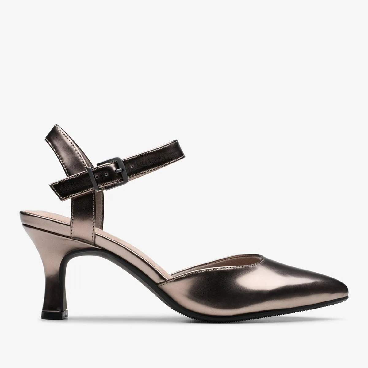 CLARKS - Zapato Formal Mujer Plateado Clarks