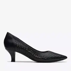 CLARKS - Zapato Formal Mujer Cuero Negro