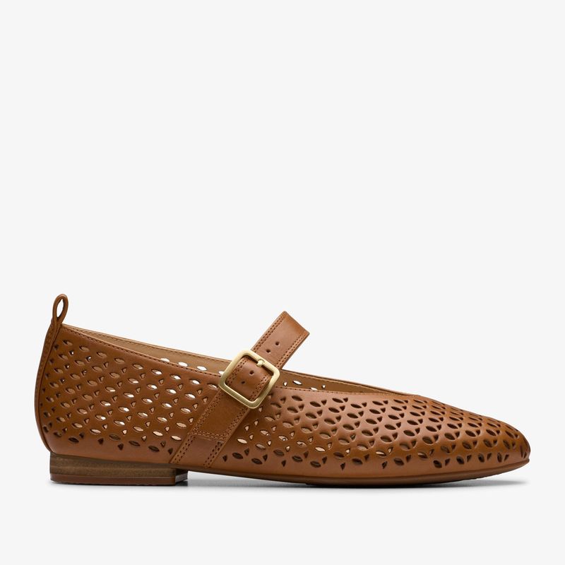 CLARKS - Zapato Casual Mujer Cuero Beige Clarks