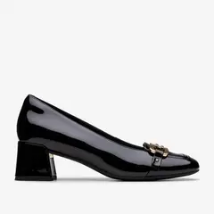 CLARKS - Zapato Formal Mujer Cuero Negro