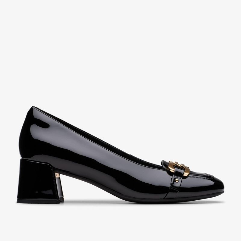CLARKS - Zapato Formal Mujer Cuero Negro Clarks
