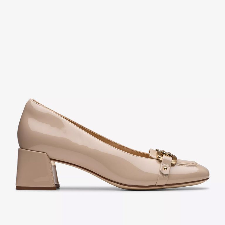 CLARKS Zapato Formal Mujer Cuero Rosado