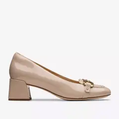 CLARKS - Zapato Formal Mujer Cuero Rosado