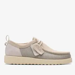 CLARKS - Zapato Casual Hombre Cuero Blanco