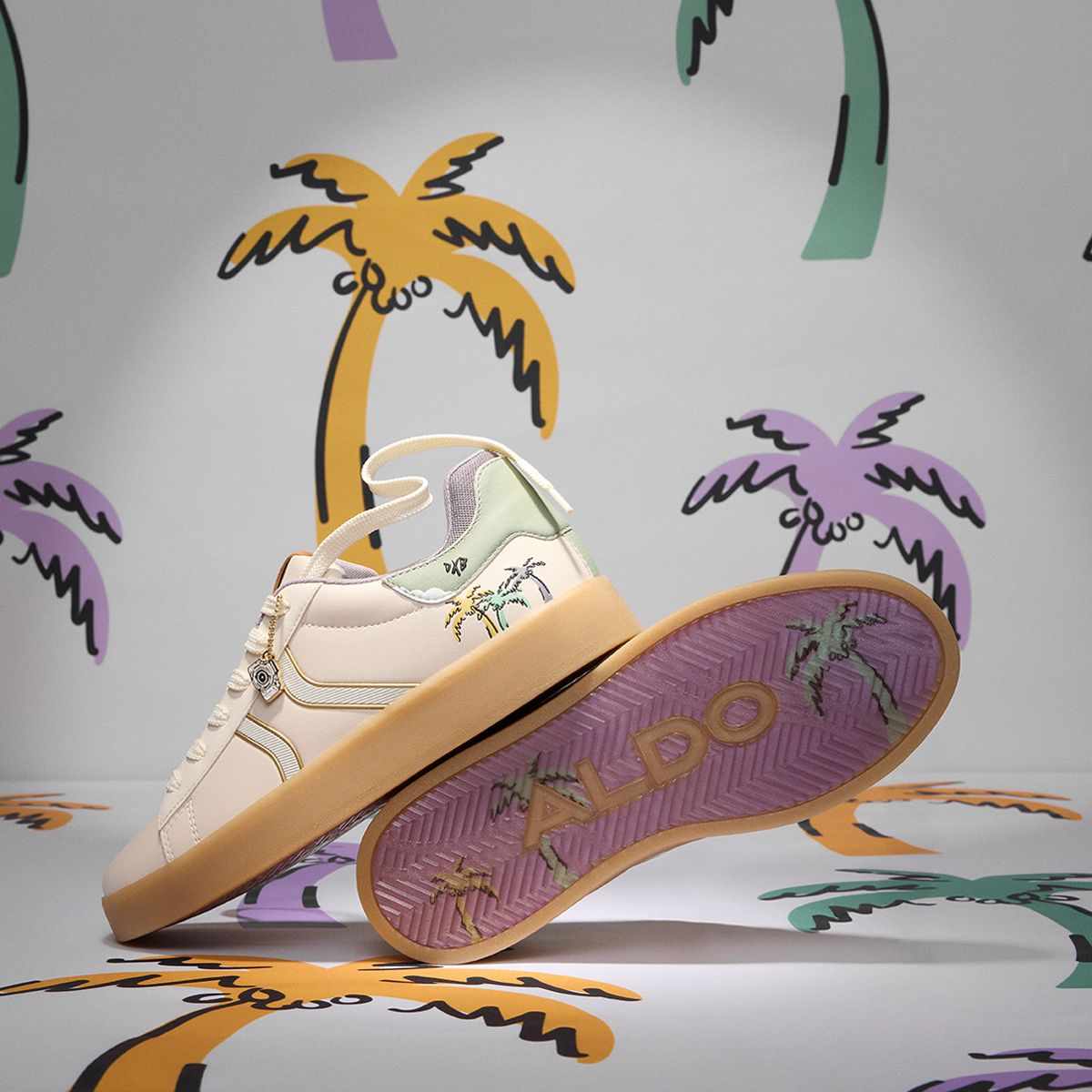 ALDO - Zapatilla Urbana Mujer Multicolor Aldo x Artist Dina Sami