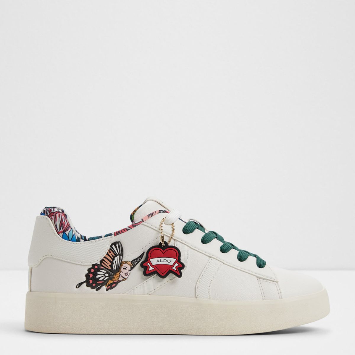 ALDO - Zapatilla Urbana Mujer Blanco Aldo x Artist Whatisadam