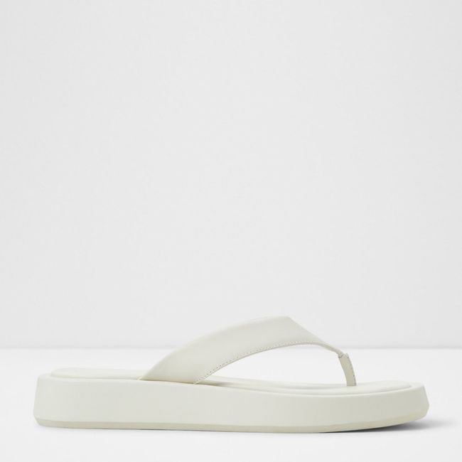 ALDO - Sandalia Mujer Cuero Blanco Aldo