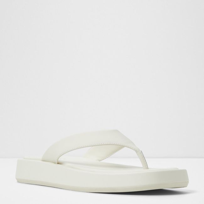 ALDO - Sandalia Mujer Cuero Blanco Aldo