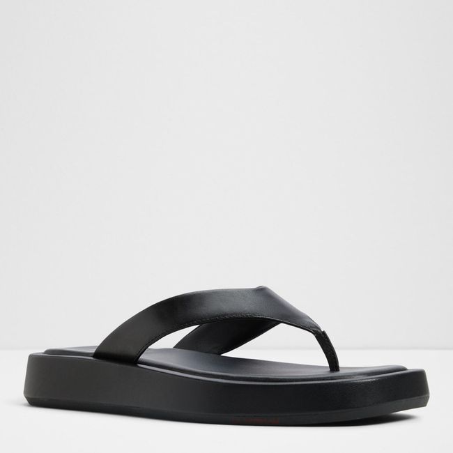 ALDO - Sandalia Mujer Cuero Negro Aldo