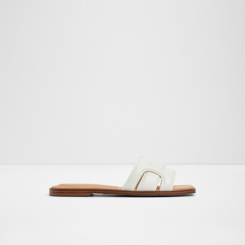 ALDO - Eleny Sandalia Mujer Blanco Cuero Aldo