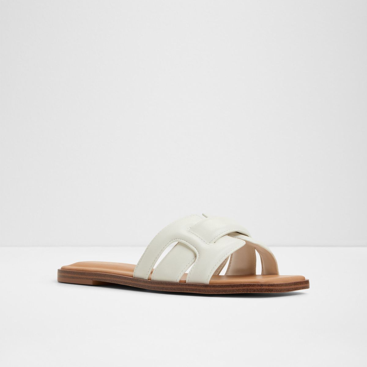 ALDO - Sandalia Mujer Cuero Blanco Aldo