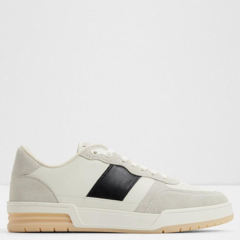 ALDO Topper Zapatilla Urbana Hombre Cuero White