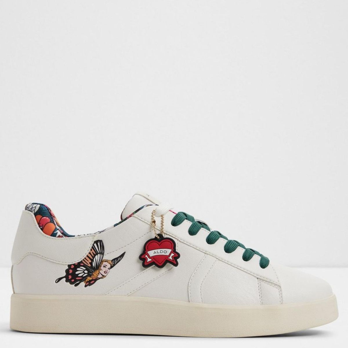 ALDO - Zapatilla Urbana Hombre Blanco Aldo x Artist Whatisadam