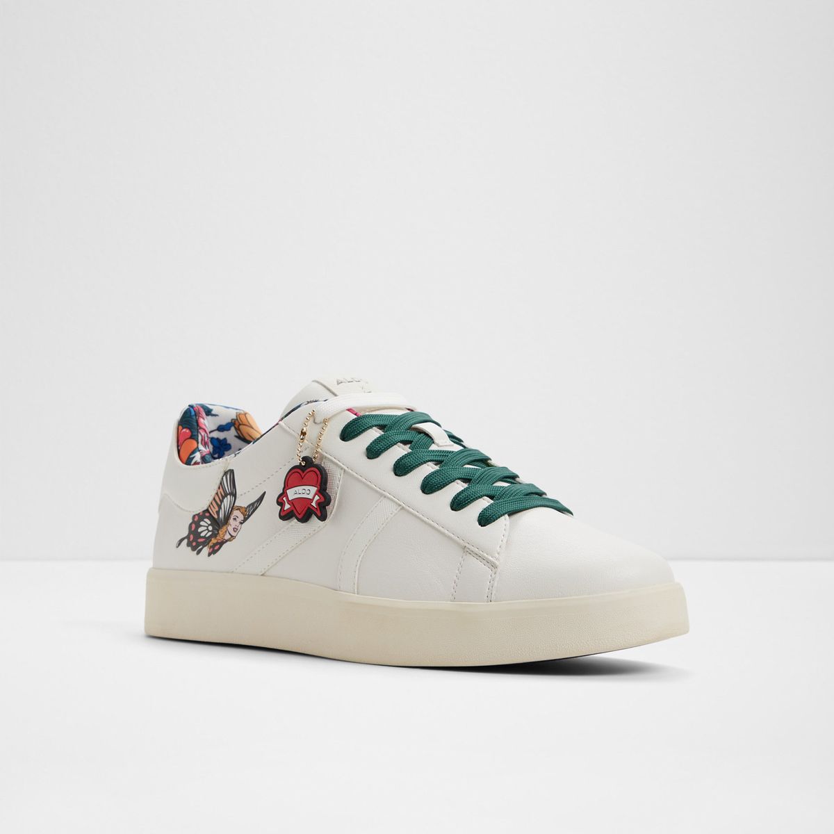 ALDO - Zapatilla Urbana Hombre Blanco Aldo x Artist Whatisadam