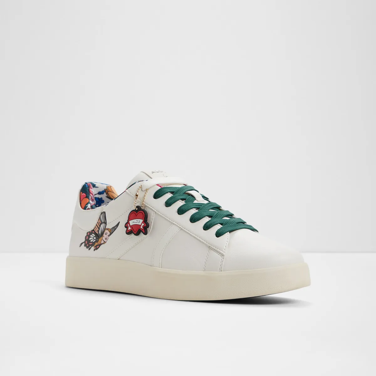 ALDO - Zapatilla Urbana Hombre Blanco Aldo x Artist Whatisadam